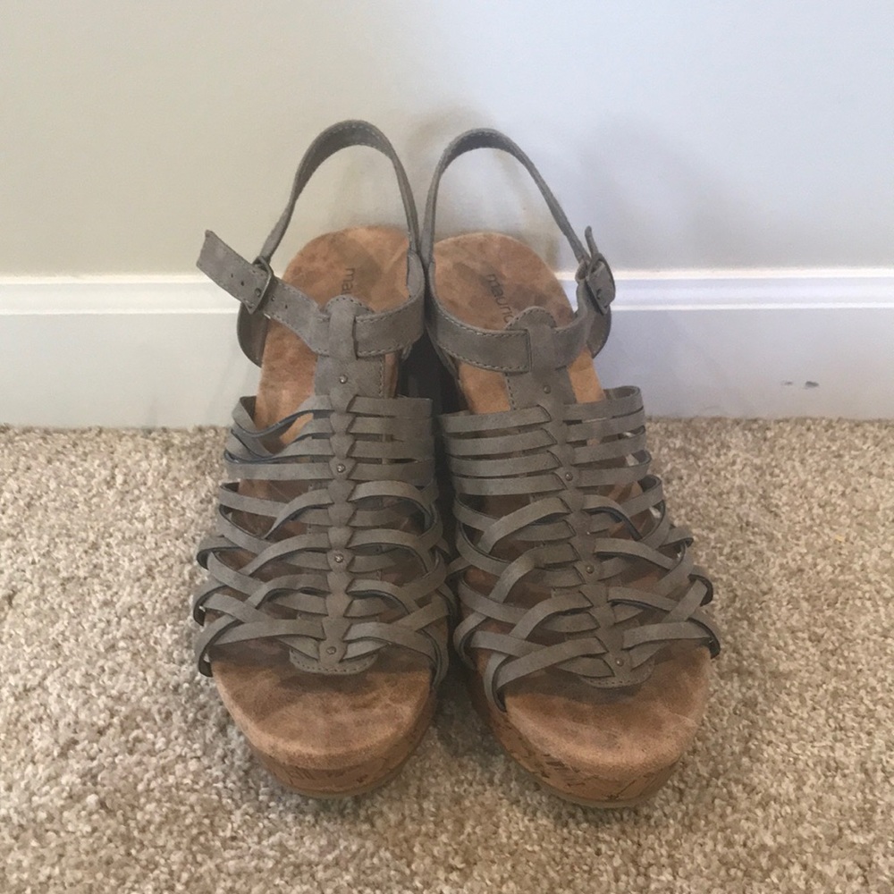 Maurice’s “Jennifer” wedges, size 11.  Never worn!